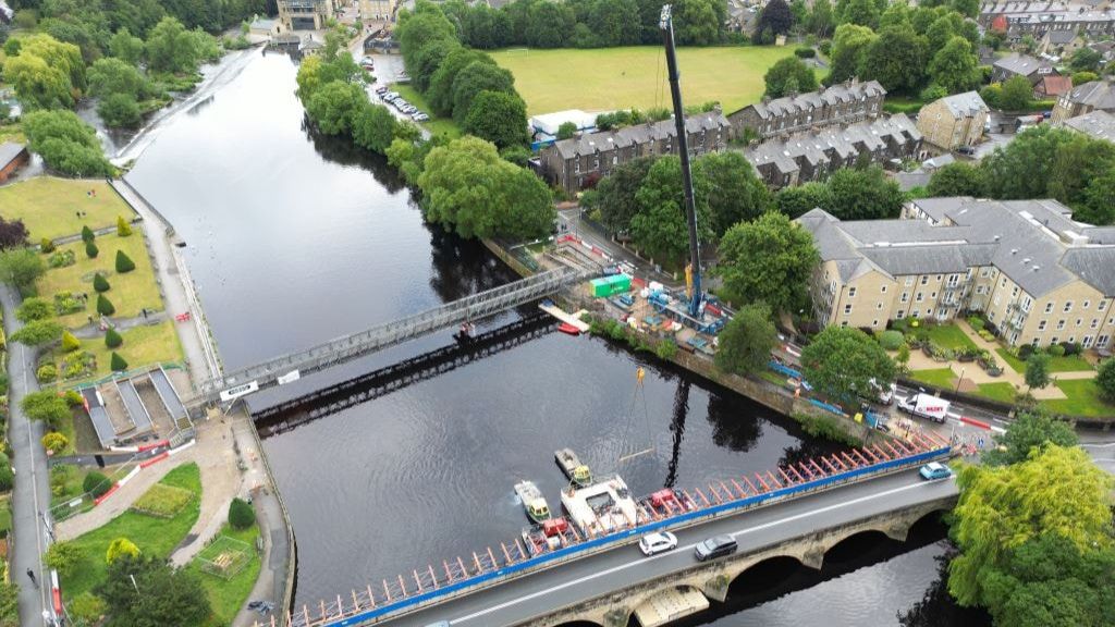 Bridge Replacement Steelwork Installation